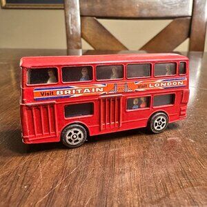 Vintage Corgi Juniors Daimler Fleetline Red London Double-Decker Bus